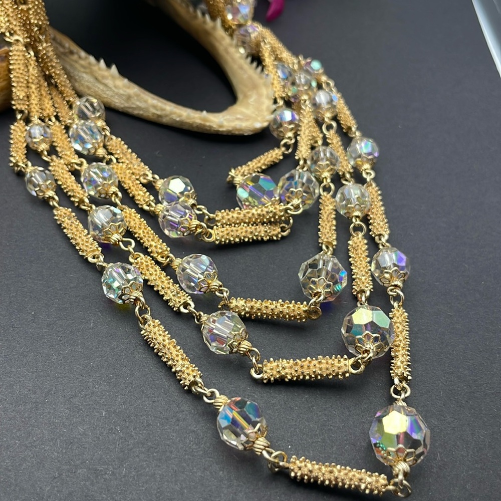 Vendome 5 strand necklace A34 🔥 - Picture 3 of 9